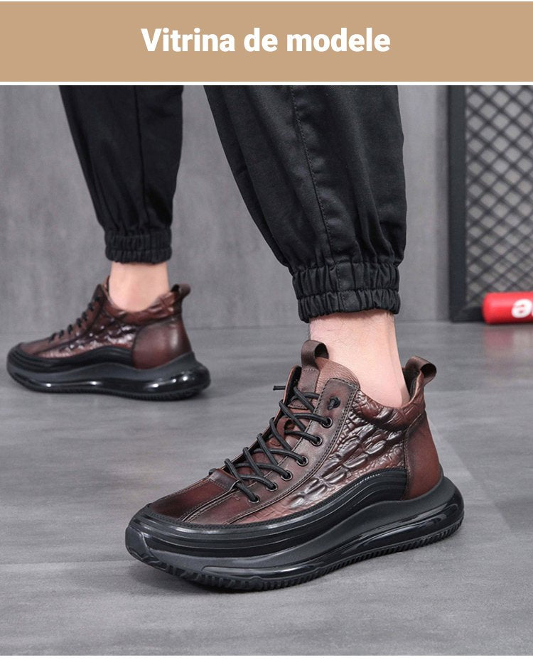 【39-44】Italian Crocodile Pantofi casual pentru bărbați