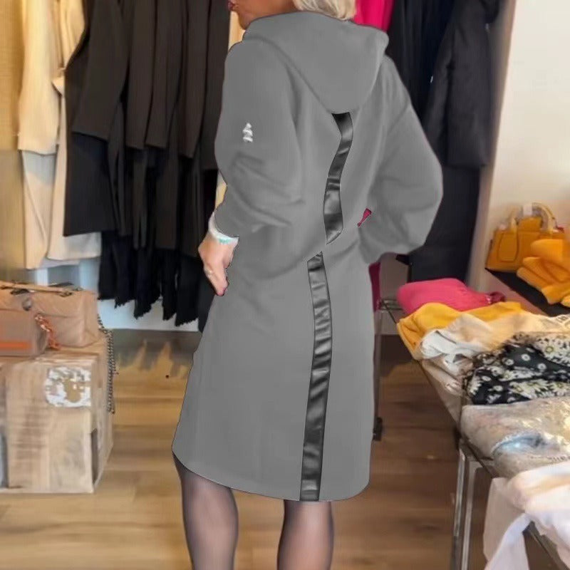 🔥🥰【S-3XL】 Noua rochie de iarnă la modă pentru femei de iarnă din bumbac pur, gros și cald